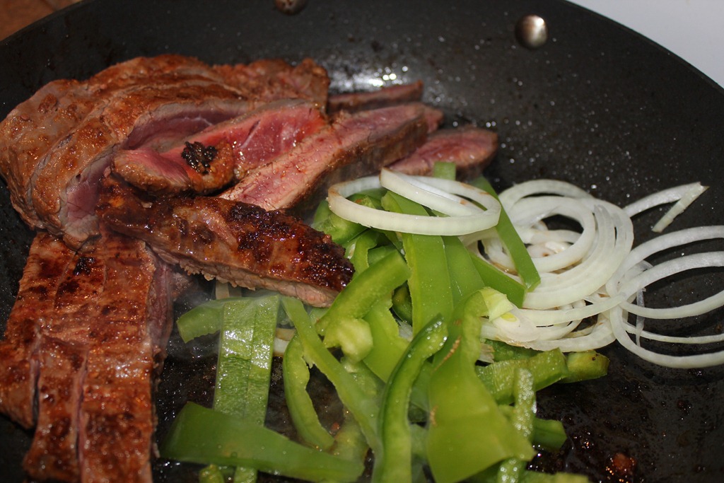 Bell peppers and a toss in of onion