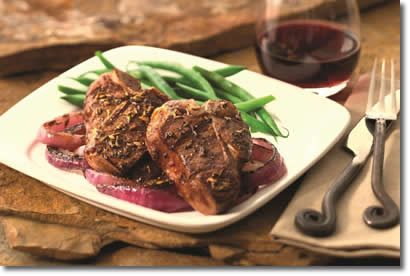 Grilled American Lamb Chops w Fennel Grilled American Lamb Chops w Fennel