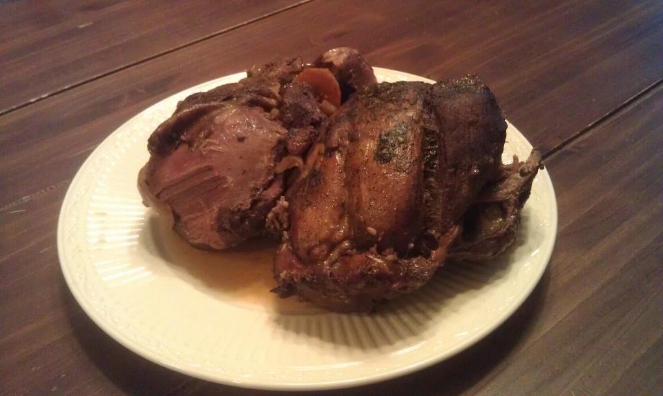 Braised Leg of Lamb Braised leg of lamb